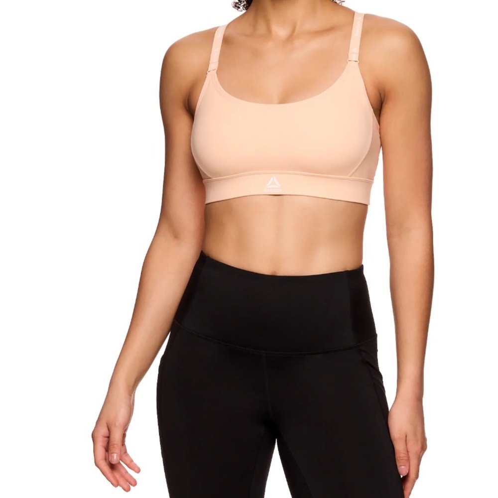 Reebok Women's Low Impact Favorite Bra with Removable Cups Size L - Picture 3 of 10